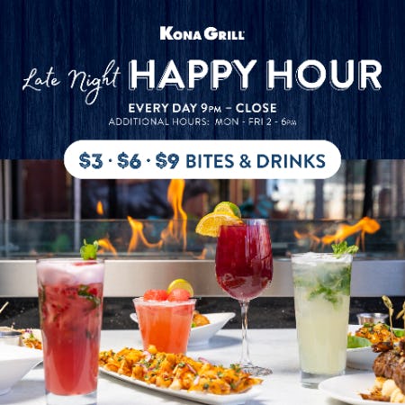 Kona Happy Hour  : Best Deals and Cocktails